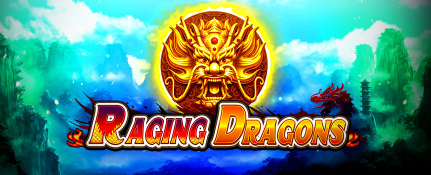 Hear the Roar of the Dragons and their Huge Fiery Payouts in Raging Dragons - where wins up to 8,888 x your stake can be found!

