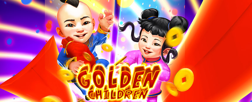 Play the Golden Children pokie at Joe fortune!





