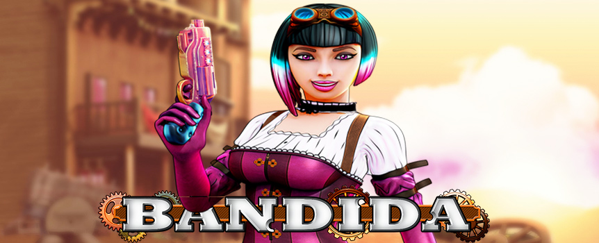 Bandida will take you on an adventure through the Wild West where exciting Features, Multipliers, Free Spins, and Prizes 500x you stake can be won!