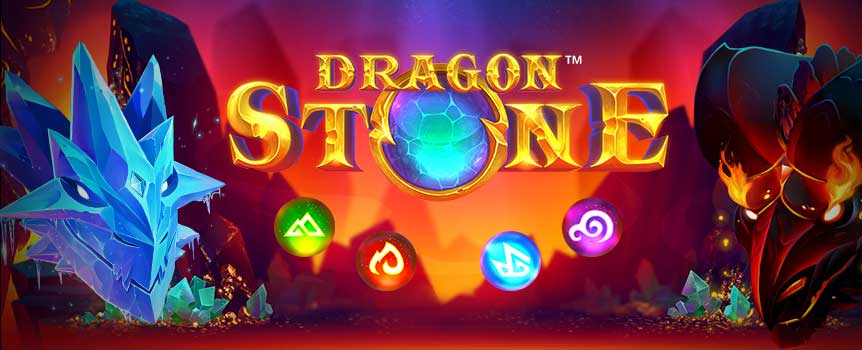 Enter the mythical slot lair, where fire-breathing dragons glide through the air. Let the dragons unleash their powers on any spin or reveal the precious Dragon Stones to unlock the lucrative Free Spins bonus.